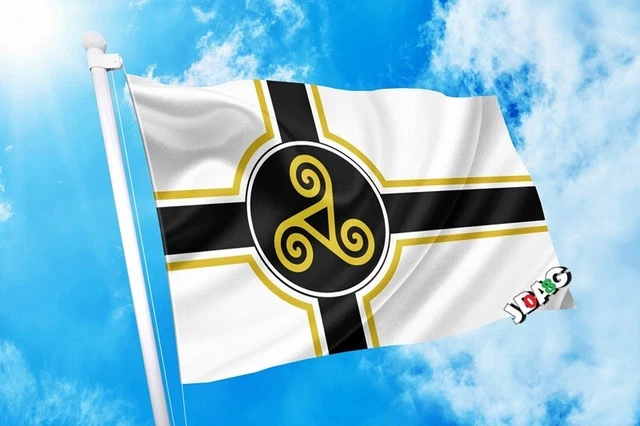 AZ FLAG Flagge Bretagne 150x90 Cm - Polyester Fahne Mit Metallösen Für Innen