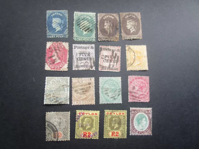 Ceylon QV Used Selection Mixed Condition-££'s-Post UK Only-Read all Below Lot 1