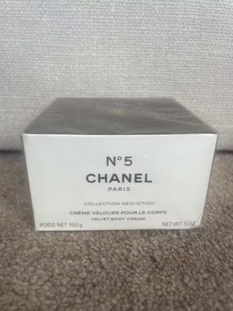 CHANEL NO.5 VELVET BODY CREAM, COLLECTION SEDUCTION, 150g, RARE  DISCONTINUED £109.95 - PicClick UK