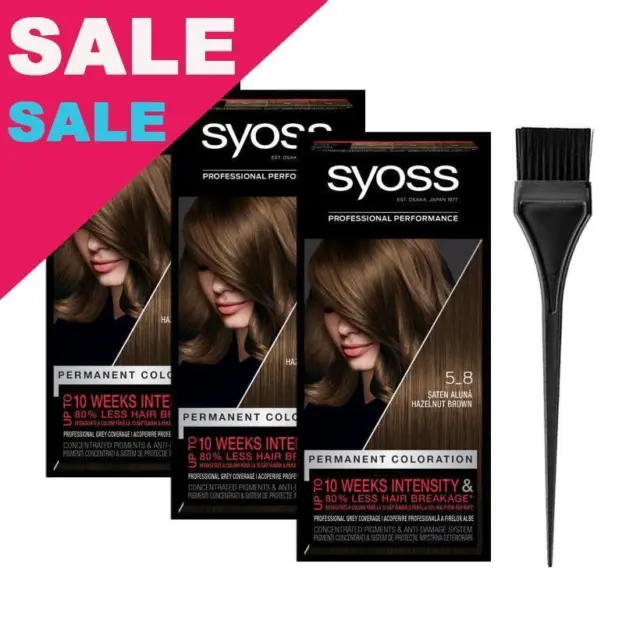 SYOSS Color Oleo Intense 1-10 Teinture pour les cheveux noir