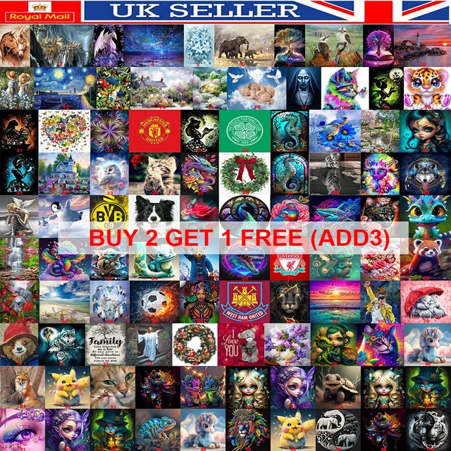 5D Full Drills Diamond Painting Embroidery Art Decor Cross Stitch Kits DIY Gifts