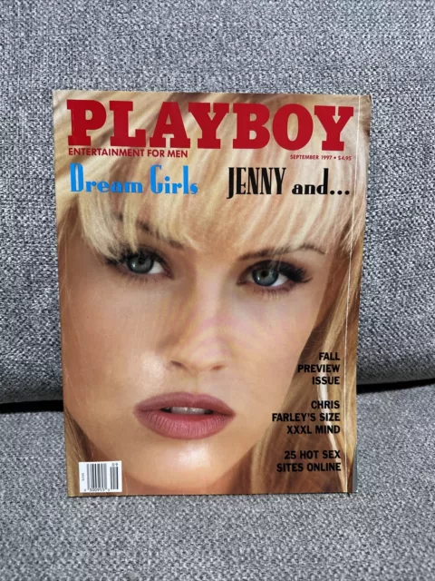 Playboy Magazine September 1997 Dream Girls Jenny Mccarthy And Pamela