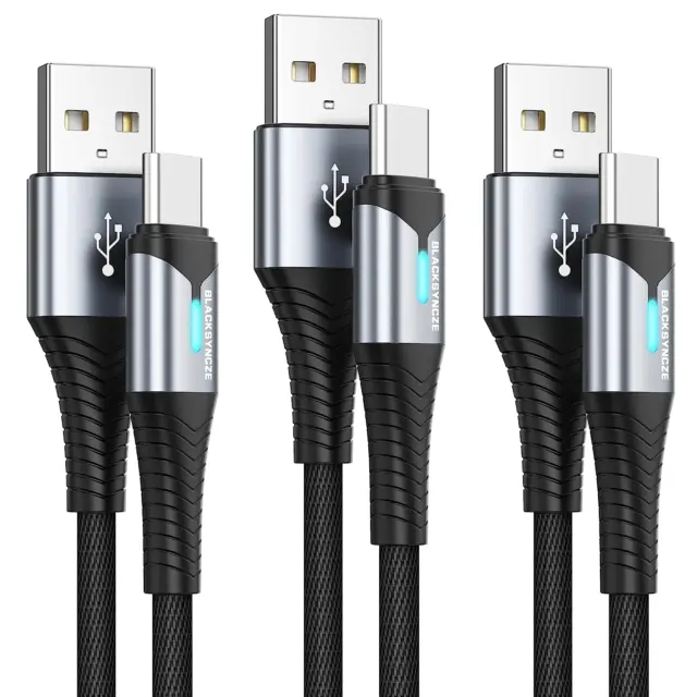 Câble INIU USB C charge rapide cordon de données Micro USB