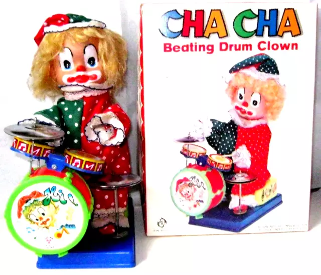 Automate A Piles - Clown " Cha Cha Beating Drum Clown " Mm+Boite - Video-Taiwan