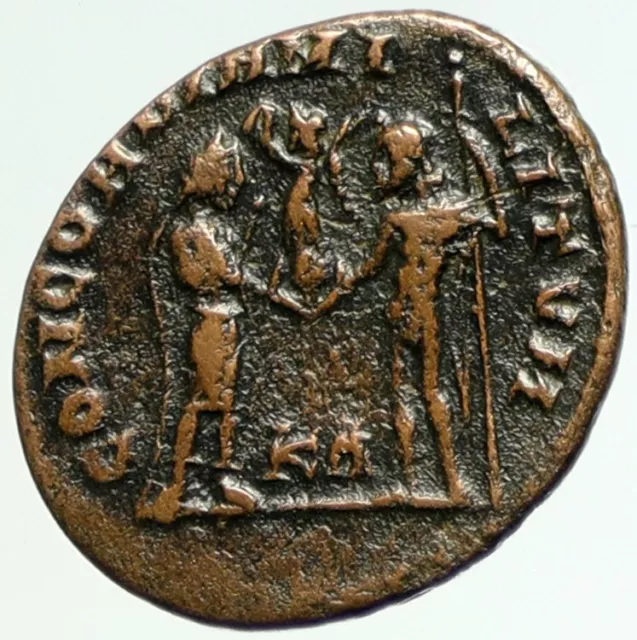 GALERIUS as Caesar w Jupiter Authentic ANTIQUE Ancient 295AD Roman Coin i104247
