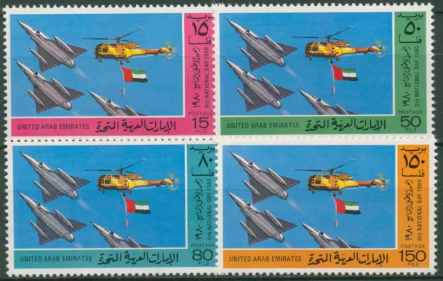 Vereinigte Arabische Emirate 1980 Nationalfeiertag Flugzeuge 103/06 postfrisch