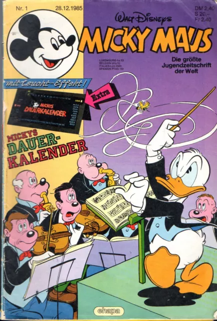 Micky Maus   Sie Wählen  1 Heft. aus 1985  ab 5 auktionen portofrei