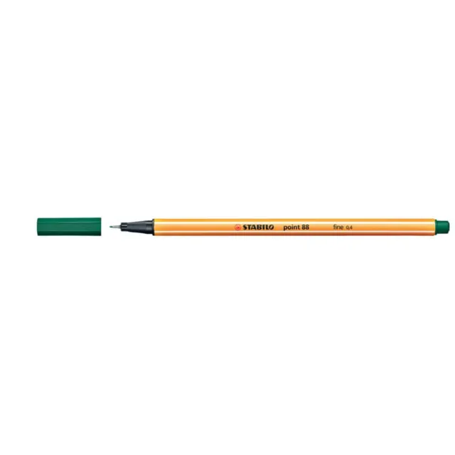 Stabilo Fineliner point 88® 0,4mm tannengrün 88/53 Faserschreiber Filzstift NEU