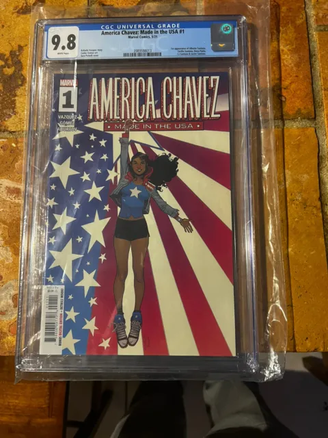 CGC 9.8 AMERICA CHAVEZ Made in the USA #1  (Marvel 2021) Sara Pichelli Cover A