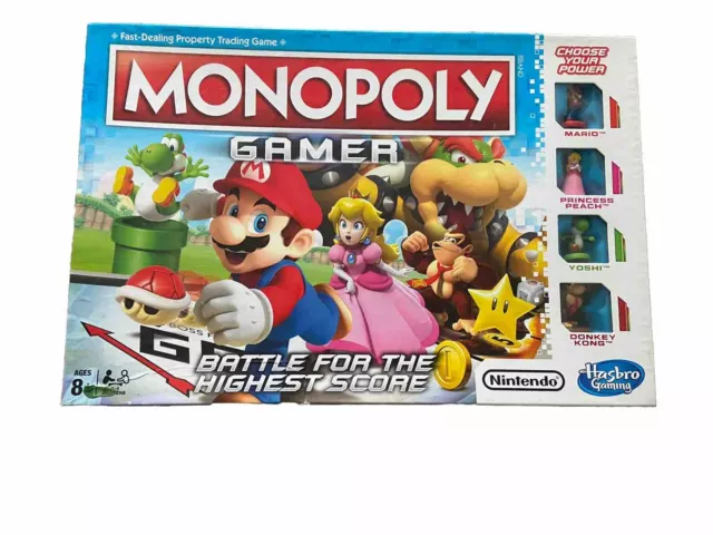 Monopoly Gamer Nintendo Mario Bros Edition Board Game Hasbro 2017