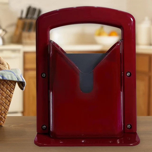 TOAST BREAD SLICER Manual Bread Slicer with Safety Handle Baking Pastry