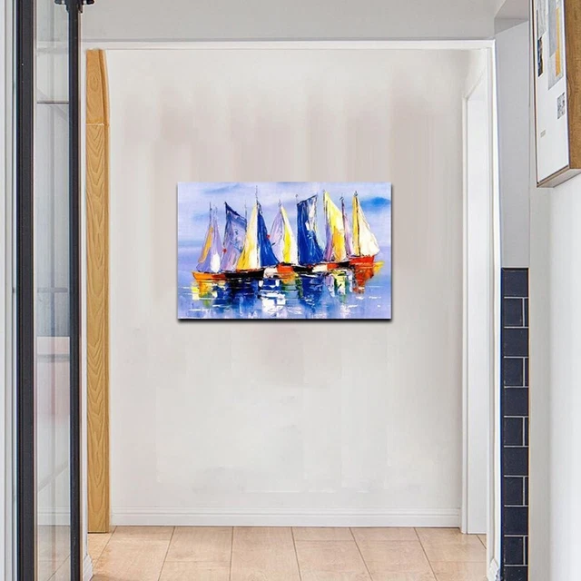 Impresión duradera pintura lienzo dormitorio estudio sin enmarcar