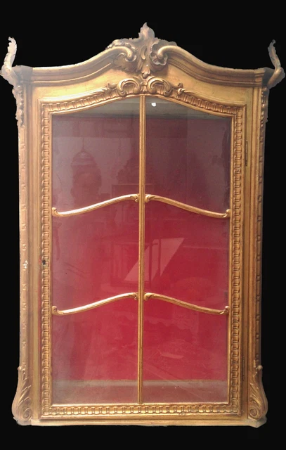 Vitrine de style Louis XV attribuée à Francois Link en noyer et bronze En vente