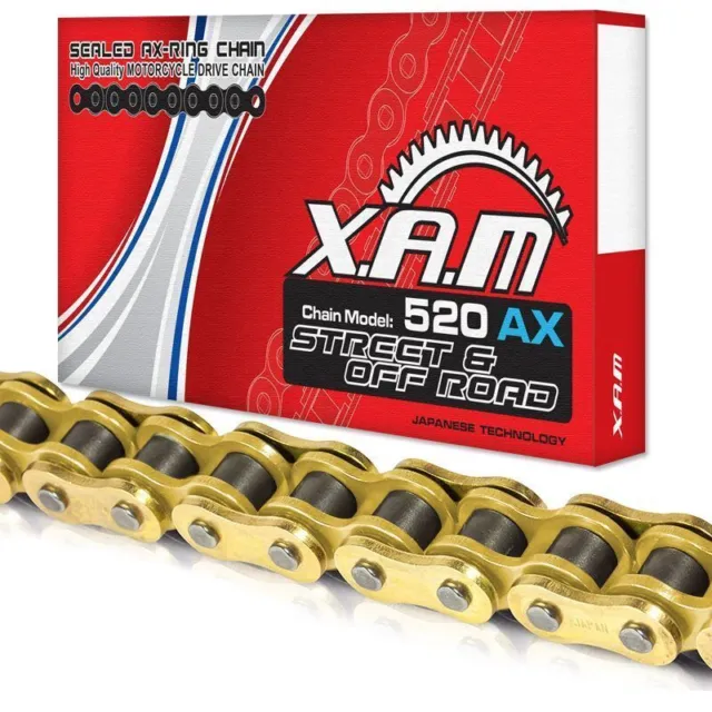 Gold X-Ring Chain 116 Links  for KTM 250 SXF MOTOCROSS 2005-2014