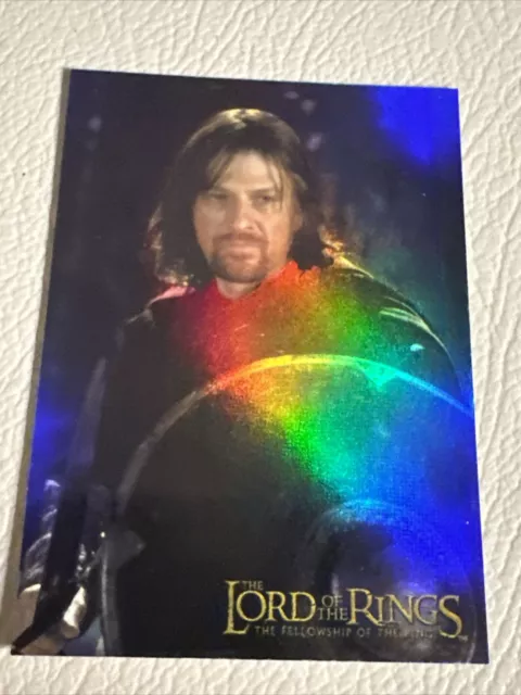 2001 Topps Lord of the Rings LOTR Prismatic Foil Insert Card # 6 of 10