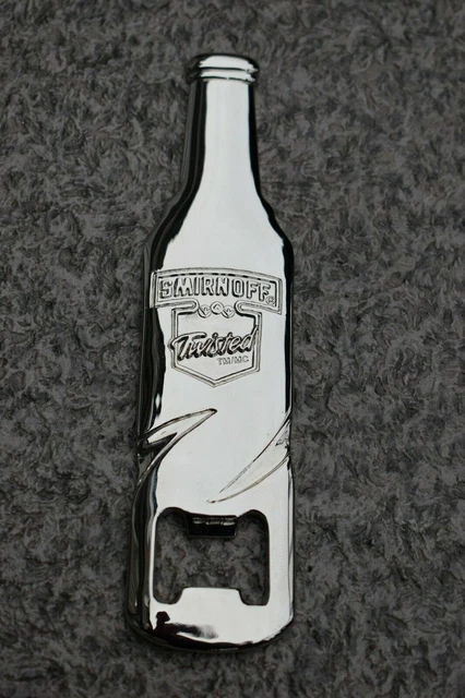 Smirnoff Twisted Bottle Opener, Metal, New No Package
