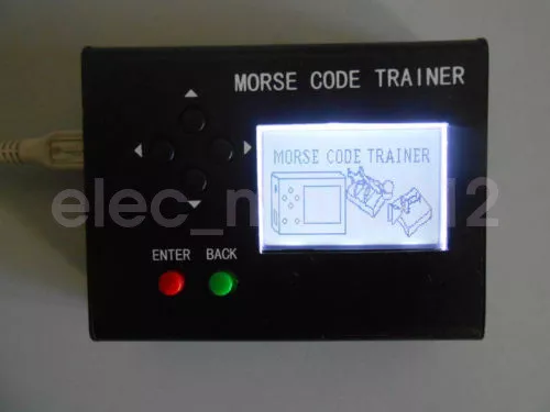 Morse Code Trainer LCD Telegraph Short Wave Radio Station Transmitter CW Auto