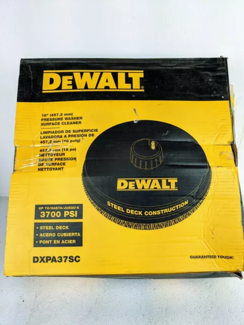 DeWalt 18 in. Surface Cleaner for Gas Pressure Washers Rated up to 3700 PSI
