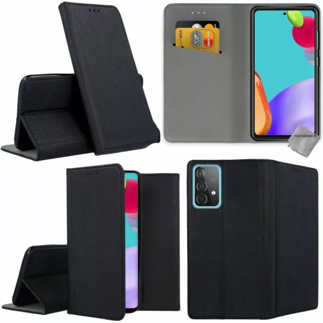 Housse etui coque pochette portefeuille pour Samsung Galaxy A52s 5G + film ecran