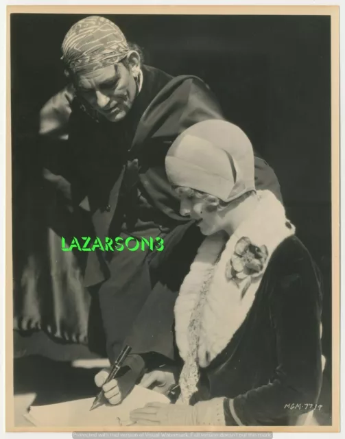 Lon Chaney The Unknown Rare Photo Writing W Feet Tod Browning Joan Crawford 1927