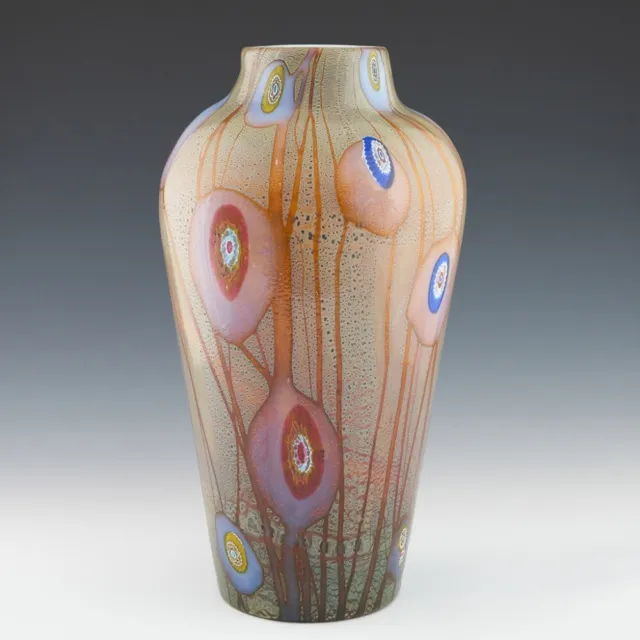 Giulio Radi Monumental AVEM Murano Glass Vase c1950