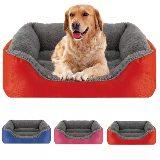 Pet Calming Bed Dog Cat Sleeping Kennel Puppy Super Soft Mat Pad Warm Nest