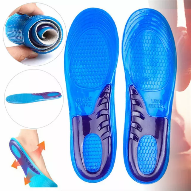 Premium Feet Support Orthotic Gel Pain Relief Massaging Sport Shoe Insoles Foot