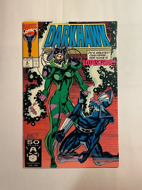 Darkhawk #8 1991 NM Lodestone by Danny Fingeroth Comics Marvel Comic