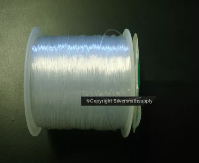 Monofilamento cuentas cuerda hilo cable encaje 262' cuerda transparente 0,45 m M029