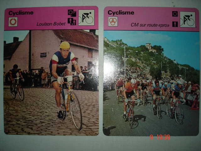 Carte postale photographique dédicacée par Louison Bobet Carte postale photographique dédicacée par Louison Bobet