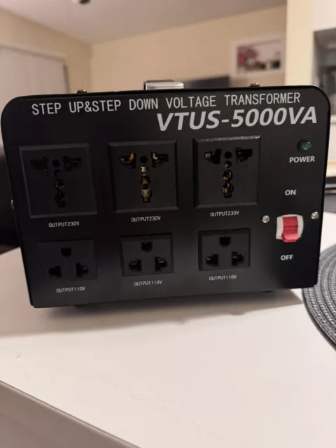 Transformador convertidor de voltaje VTUS-5000