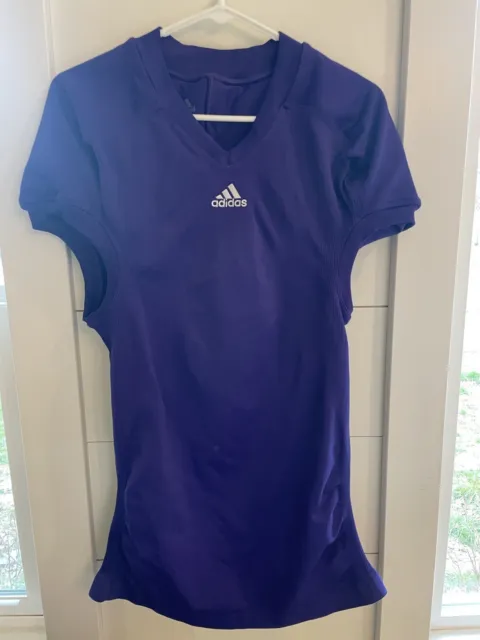 NEW! Adidas Football Practice Jersey Sz XXL 2XL Techfit Compression Purple NWOT