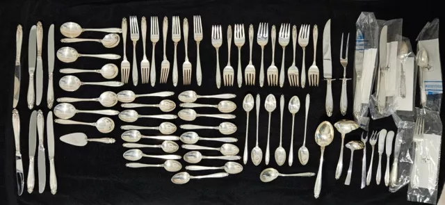International Silver Prelude Sterling - 74 Pieces