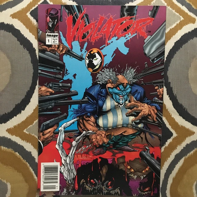 Violator #1 May 1994 Image Comics. Admonisher Appearance.