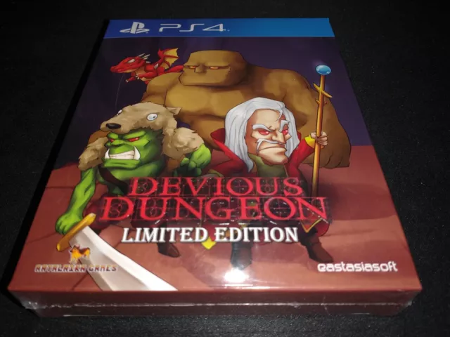 Devious Dungeon Limited Edition Playasia Sony Playstation 4 PS4 NEW SEALED