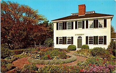 Sturbridge Massachusetts MA Old Sturbridge Village Towne House Garden Postcard