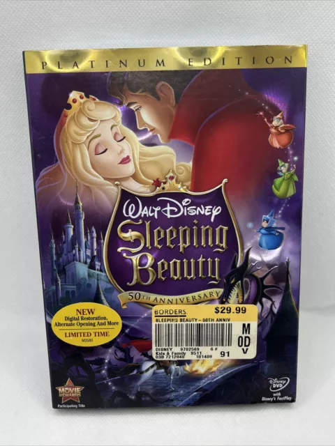 Sleeping Beauty (DVD, 2008, 2-Disc Set, 50th Anniversary, Platinum Edition) NEW