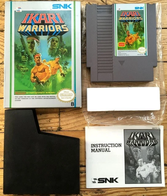 Be - Ikari Warriors Complet Boîte Notice Nintendo Nes Pal B Eec Cib Ovp - Good C