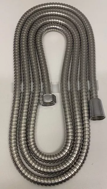 Manguera de ducha de 2 m de largo ajuste universal flexible acero inoxidable baño de alto flujo