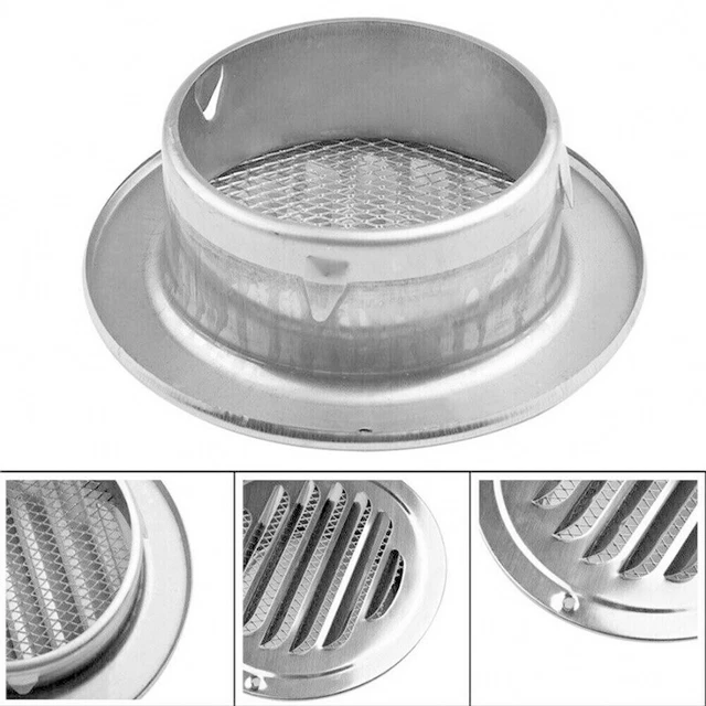CTRICALVER 35MM Acciaio Inox Rotondo Griglia Di Ventilazione | Griglia di ventilazione Foro per