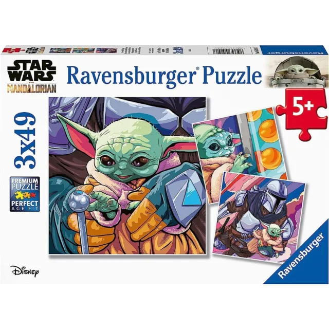 Ravensburger Mandalorian 3 x 49 Piece Jigsaw Puzzles