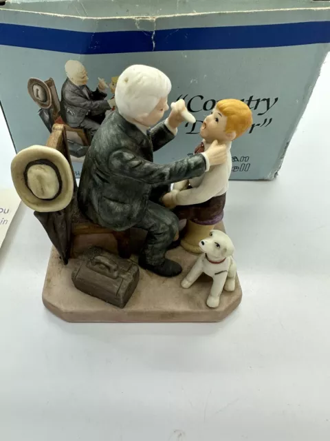 1984 Norman Rockwell Museum Collection "The Country Doctor" Porcelain Figurine 3