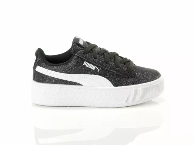 Scarpe puma sale nere brillantinate
