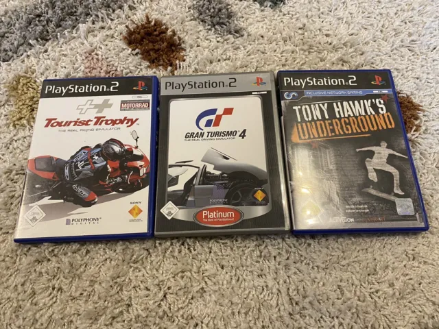 PlayStation 2 Gran Turismo 4 Tourist Trophy Tony Hawks Underground Spiele