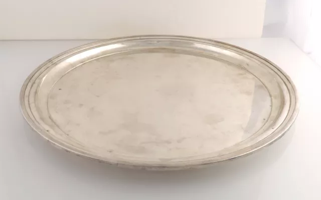 Tiffany & Co Sterling Silver 10" Round Tray 21252 M 458.8g