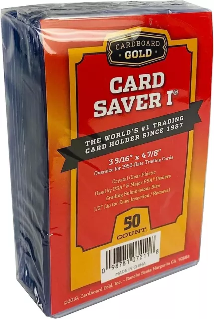 200 CBG Card Saver I 1 Grande Semi Rígido Clasificación PSA Portavoces de envío 3