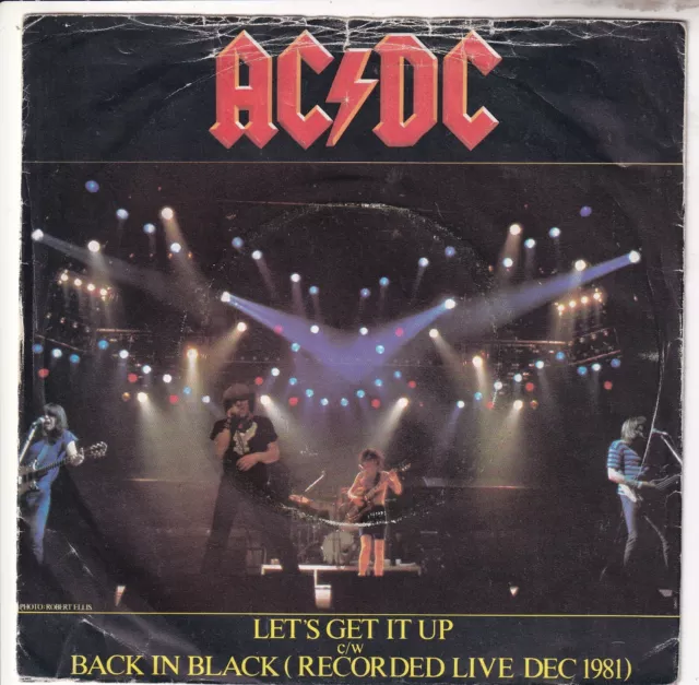 Ac/Dc..let`s Get It Up...excellent  1981 Heavy Metal 7"..K 11706