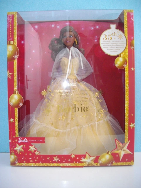 Poupée Barbie Signature Noël 2024 édition Spéciale Latino Cheveux Châtains - Mattel Neuve