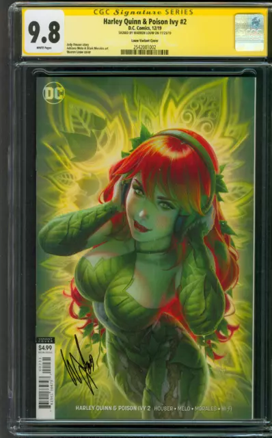 Harley Quinn & Poison Ivy 2 CGC SS 9.8 Louw Variant Cover 12/19