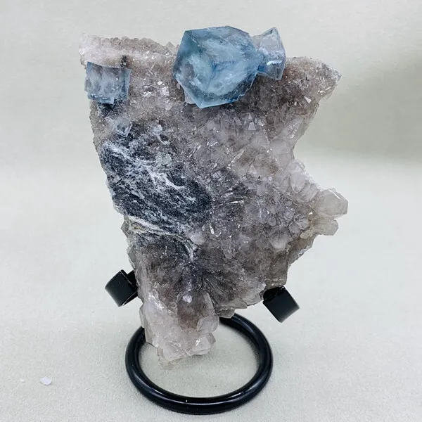 293g Natural Green fluorite Quartz Crystal Cluster mineral specimens healing+sta